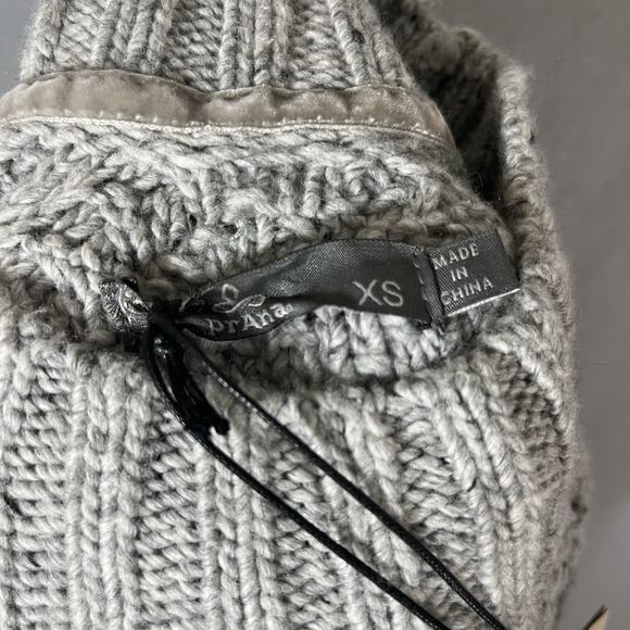 NWT prAna Gray Nemma Sweater Dress Size XS Organic Cotton Long Sleeve - Picture 12 of 12